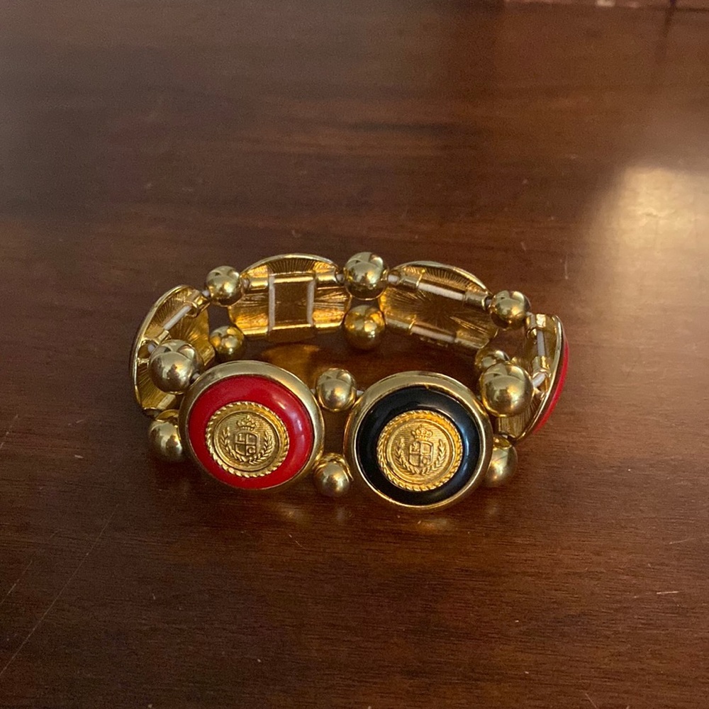 Red, Gold and Black bracelet